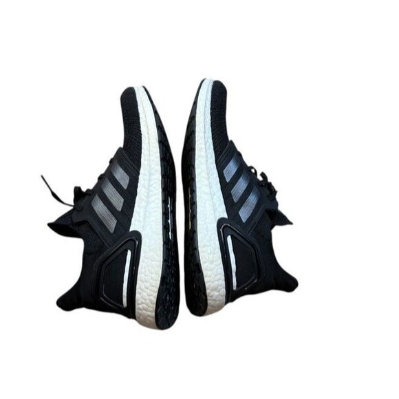 Adidas UltraBoost 20 Womens Size 10.5 Black White Running Shoes Sneakers Workout - Picture 5 of 8